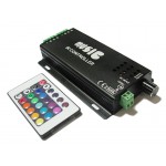 RGB music контроллер 10A IR 120W 12V (24 кнопки)